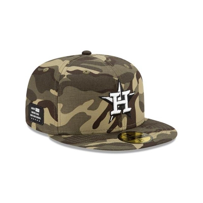Houston Astros Gorra | New Era MLB Armed Forces Weekend 59fifty Fitted Cap Mexico - Verdes